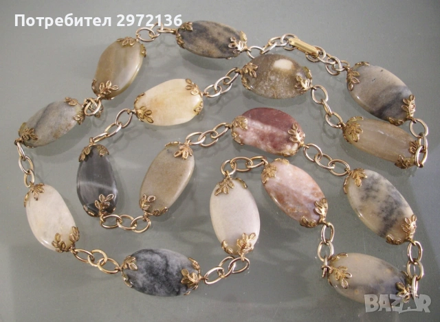 Гердан огърлица колие африкански ахат