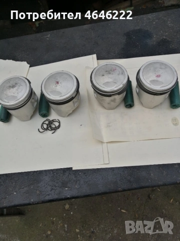 Бутала, сегменти, бутални болтове и зегерки к-т 77.2 мм, Полски Фиат 125