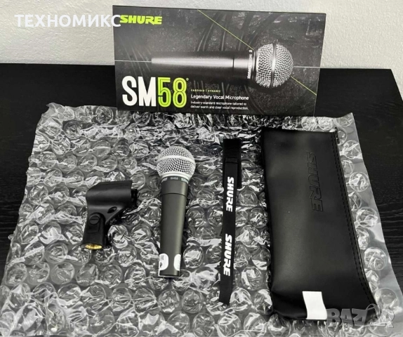 Динамичен микрофон Shure SM58 FS, кардиоиден, 50 Hz - 15 kHz, снимка 9 - Друга електроника - 51896486