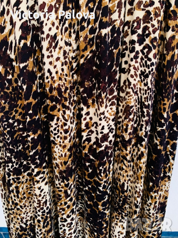Невероятно красива рокля  леопардов принт ESPIGA, снимка 14 - Рокли - 44978832