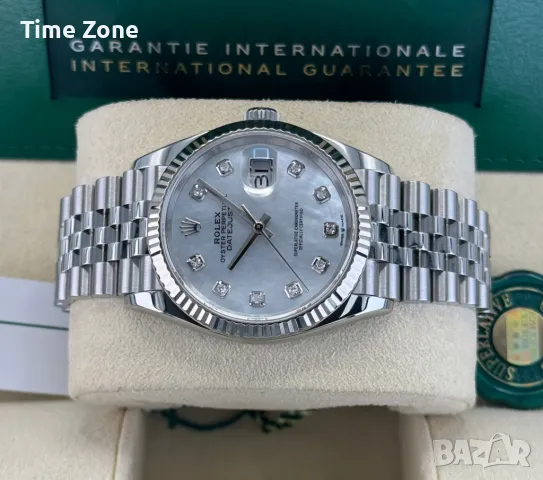 Rolex Datejust 36m (31mm) Steel MOP Dial Diamond Automatic Дамски Различни Варианти, снимка 6 - Дамски - 48183299