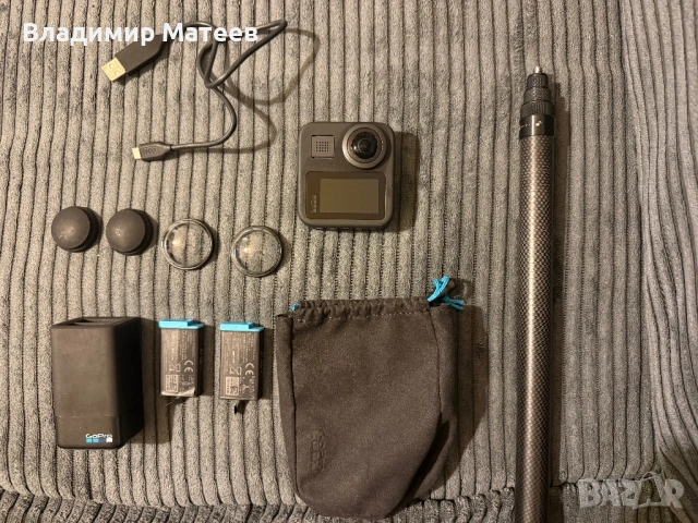 GoPro MAX 360 5.6k + 3M стик, снимка 2 - Камери - 54045138
