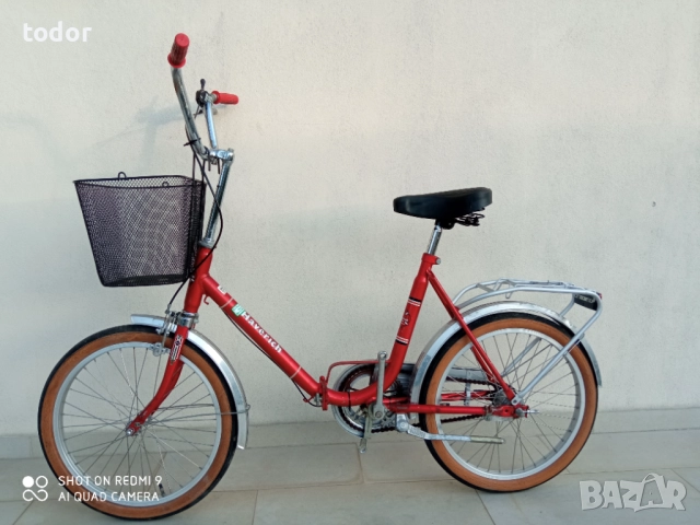 сгъваем немски велосипед ,20 цола ,три скорости .
