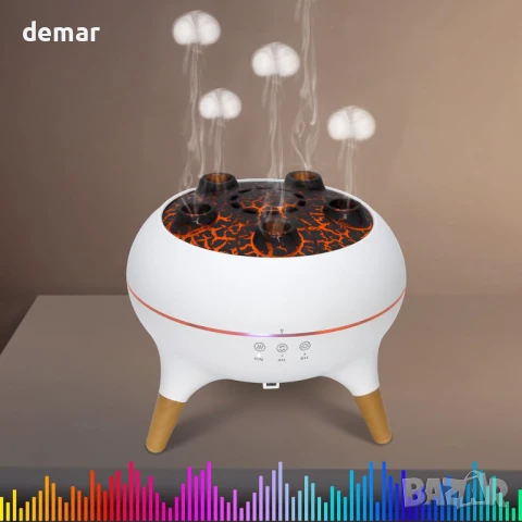 Дифузер за етерични масла – 250 мл. с музикално синхронизирана танцуваща мъгла