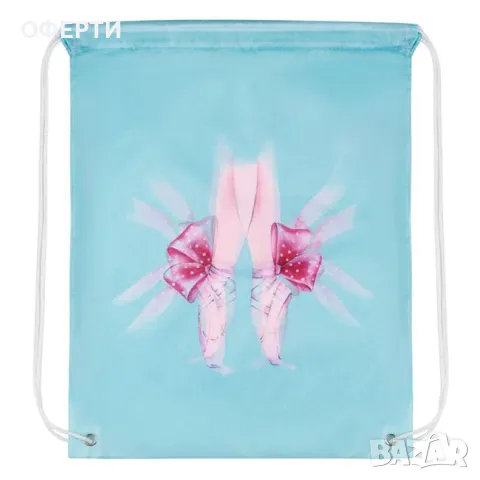 Раница Turquoise Pink Ballerina 34x42см арт No212117, снимка 2 - Раници - 46920422