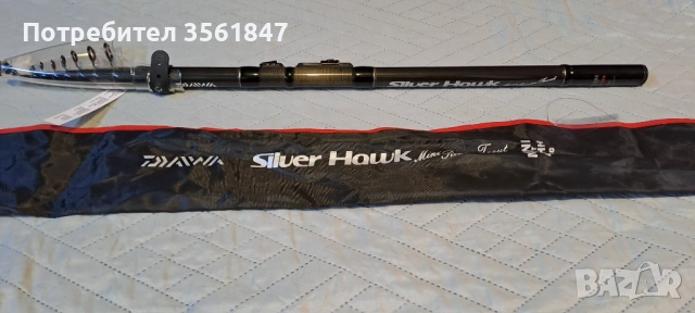 Въдица телемач Daiwa Silver Hawk - 4.40м, снимка 6 - Въдици - 52790552