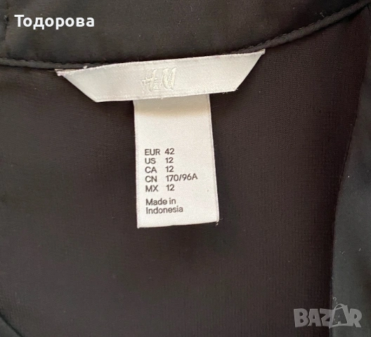 Малка черна рокля H&M , снимка 3 - Рокли - 53405284