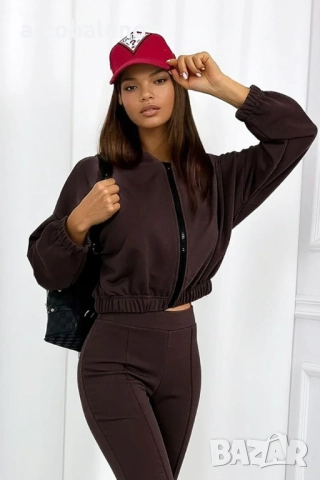 Дамски комплект от суитшърт и панталон Melissa, 5цвята , снимка 3 - Комплекти - 51987271