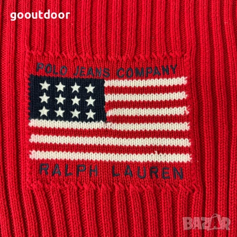Polo Jeans Co. Ralph Lauren American Flag Sweater (XXS), снимка 3 - Блузи с дълъг ръкав и пуловери - 53159370