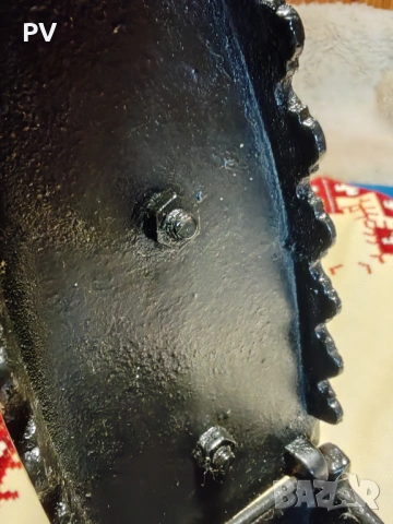 Старинна желязна ютия / ютия на жар, снимка 4 - Антикварни и старинни предмети - 53249037