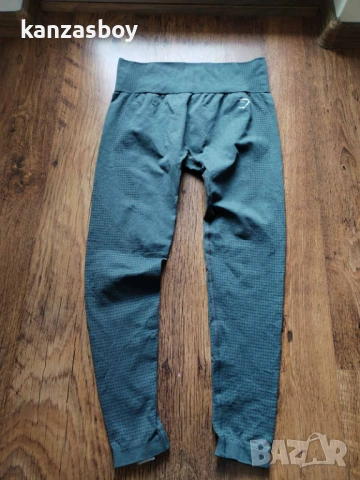 Gymshark Vital Seamless 2.0 Leggings - Strong Grey - дамски фитнес клин L КАТО НОВ , снимка 6 - Клинове - 54156289