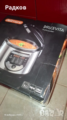 Мултикукър Delimano Dolcevita 18in1, снимка 8 - Мултикукъри - 53486194