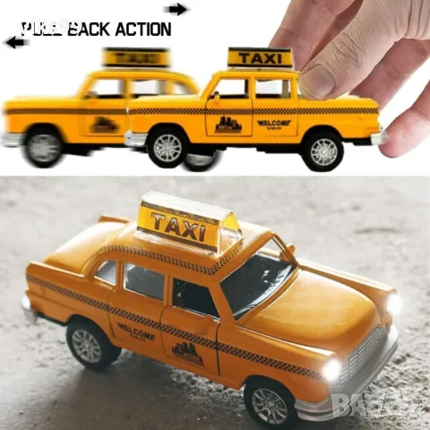 New York City Classic Taxi Cab - Мащаб 1:36, снимка 9 - Колекции - 48834690