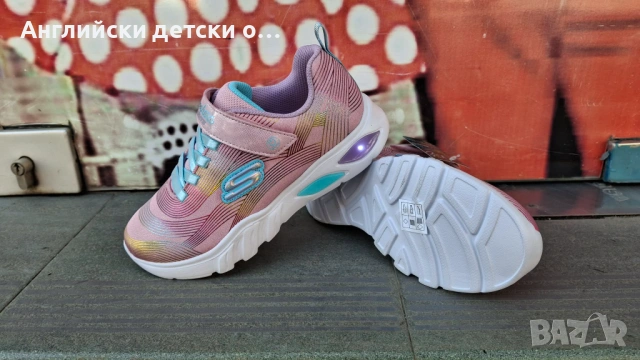 Английски детски светещи маратонки-SKECHERS, снимка 4 - Детски маратонки - 53770102