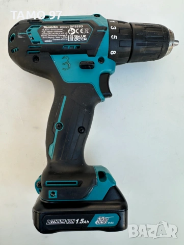 Makita DF333D - Акумулаторен винтоверт 12V 1.5Ah, снимка 3 - Винтоверти - 53728650
