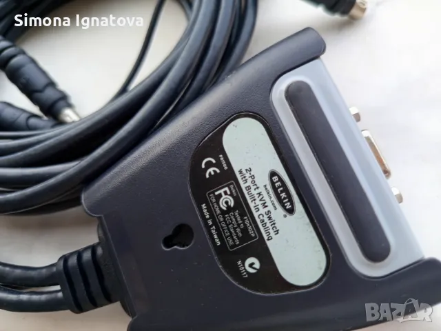 KVM превключвател Belkin, снимка 3 - Друга електроника - 49656641