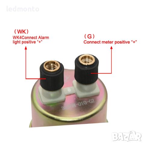 Универсален датчик за налягане 1/8NPT 10mm за измервателен уред, снимка 4 - Друга електроника - 46112942