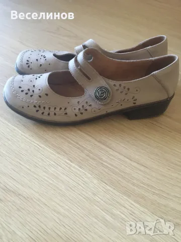 Дамски ниски обувки естествена кожа Luftpolster 