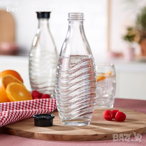 SodaStream DuoPack 2 x 0.7 л, стъкленr бутилки, снимка 3 - Други - 52953256