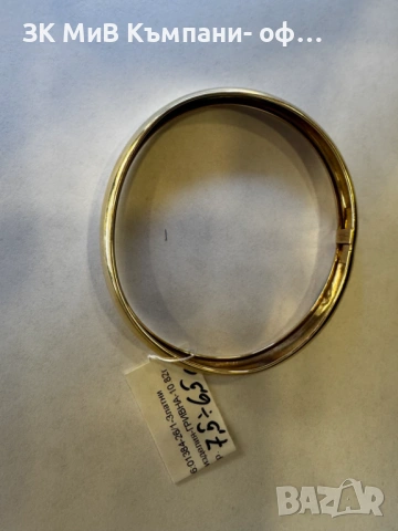 златна гривна 10,82 гр   01384-26, снимка 3 - Гривни - 53859628