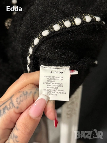 Жилетка сако в черно и бяло см лхл, снимка 4 - Сака - 53458907