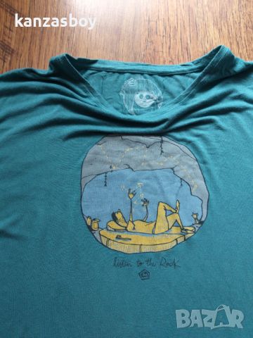 E9 Climbing  96% bamboo T-shirt  - страхотна мъжка тениска КАТО НОВА Л, снимка 3 - Тениски - 45718385