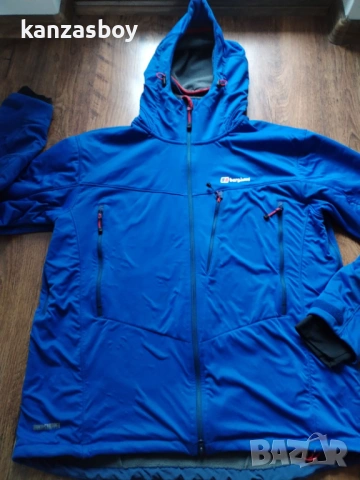 berghaus windstopper jacket - страхотно мъжко яке 2ХЛ, снимка 3 - Якета - 53305046