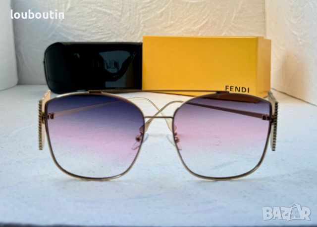 -30% разпродажба Fendi 2020 дамски слънчеви очила с камъни, снимка 2 - Слънчеви и диоптрични очила - 45241715