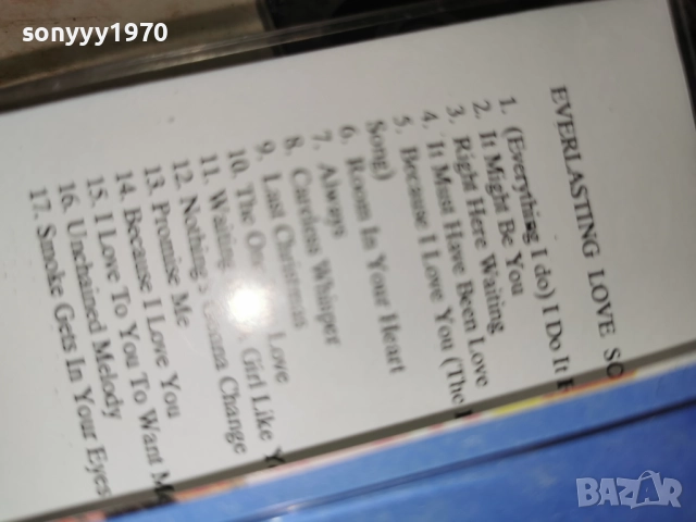 EVERLASTING LOVE SONGS 0201252017, снимка 16 - Аудио касети - 52957903