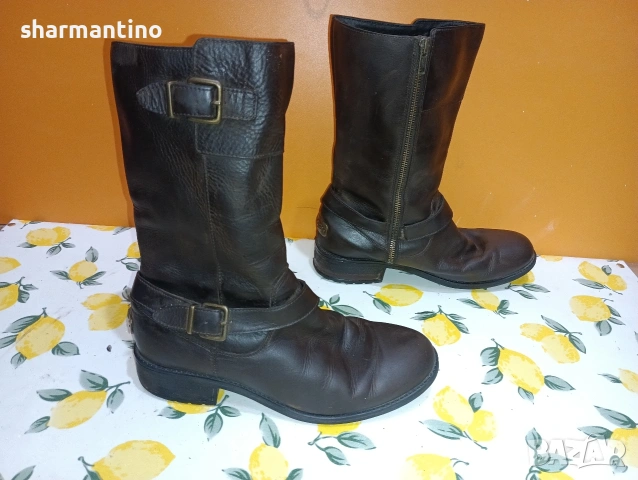 UGG кожени ботуши N 41 , снимка 9 - Дамски ботуши - 53101087