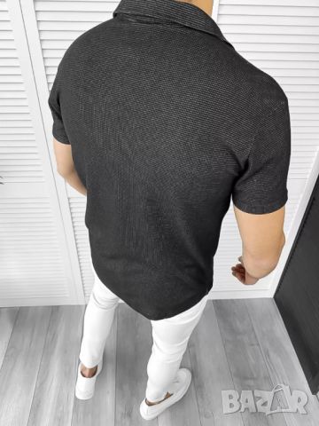 Мъжка риза с къс ръкав Витали модел 2024, снимка 2 - Ризи - 45266239