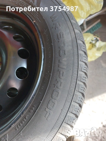 Продавам четири броя железни джанти 15 цола 4х100 - 60.1 за Рено,Дачия , снимка 5 - Гуми и джанти - 53070509