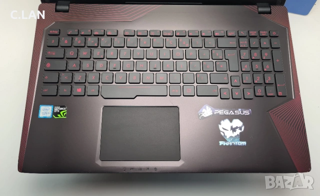 Asus FX553V i5 7300HQ/16GB/256SSD/1TBHDD/GTX1050-2GB/FHD, снимка 9 - Лаптопи за игри - 53942327