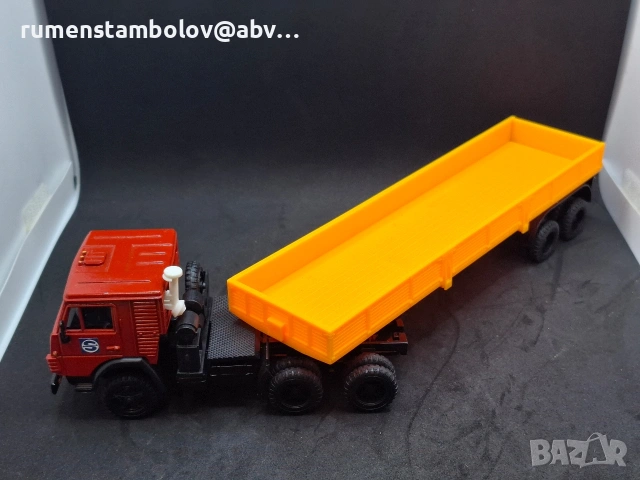 КамАЗ 5410 с прицеп (без тента), 1:43 Арек, Елекон, снимка 4 - Колекции - 53063861