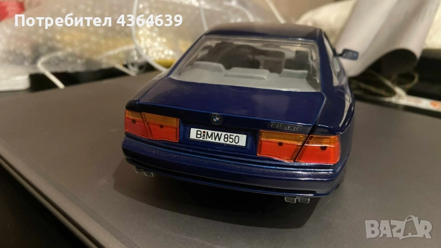 BMW 850i 1:18 e31 Revell, снимка 4 - Колекции - 51937552