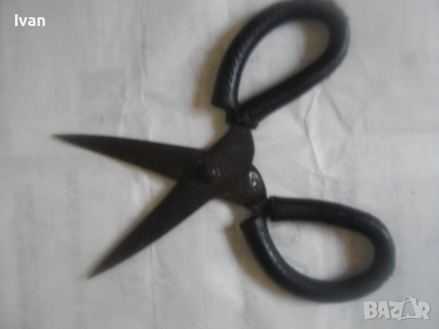 Ретро винтидж стара българска Соц НРБ ръчна ножица голяма 295мм с отваряне 155мм ОТЛИЧНО СЪСТОЯНИЕ, снимка 5 - Други инструменти - 51554797