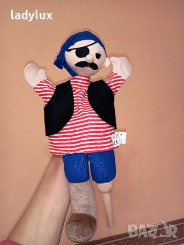 Кукла за Ръка за Куклен Театър, Пират, 30 см. Код 2210, снимка 1 - Кукли - 45424606