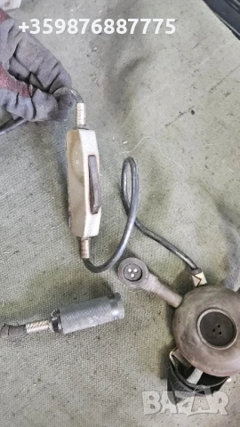 Военна слушалка радиостанция Радио военен армия бна военни милитар соц руска руски руско , снимка 3 - Антикварни и старинни предмети - 51423345