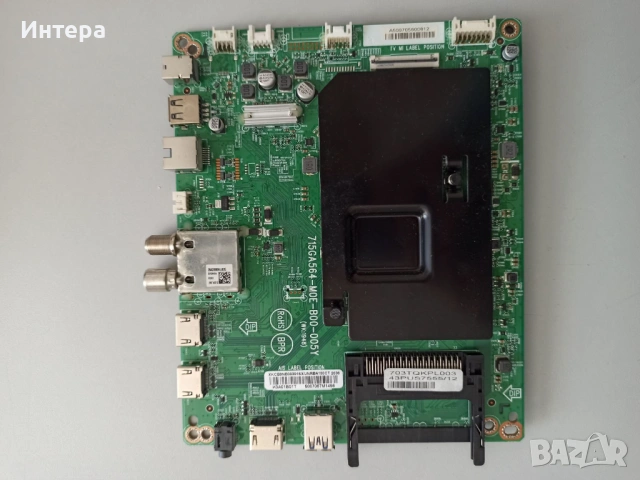 T-con - HV430QUBH10 47-6021265 43UHD Dual RGB от PHILIPS 43PUS7555/12, снимка 4 - Части и Платки - 53607742