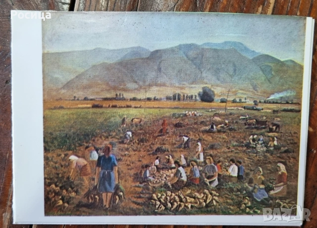 Пощенска картичка от посолството на Албания 