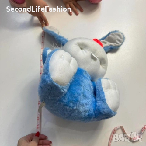 Винтидж плюшен заек от 80те произведен в Беларус , снимка 5 - Колекции - 54173259