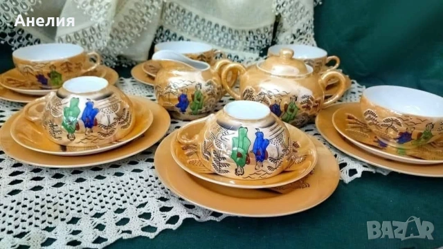 Фин яйчен порцелан сетове, снимка 7 - Чаши - 53219019