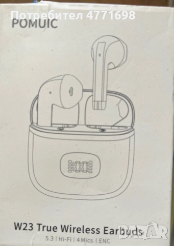 Безжични слушалки pomuic W23 True Wireless Earbuds