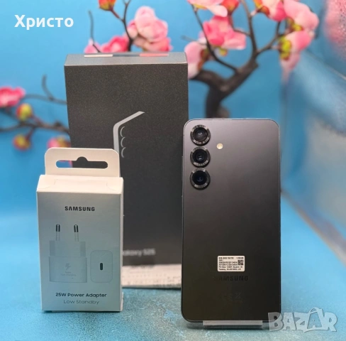НОВ!!! Samsung Galaxy S25, 12GB RAM, 128GB, 5G, Blueblack + подарък адаптер  , снимка 5 - Samsung - 54002855