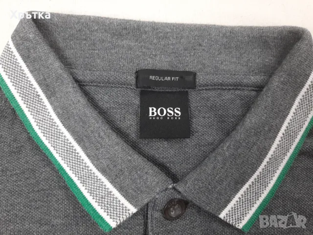 Hugo Boss Paddy - Оригинална мъжка тениска с яка размер L, снимка 8 - Тениски - 49556346