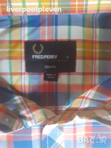 👉Fred Perry Original L, снимка 4 - Ризи - 47136261