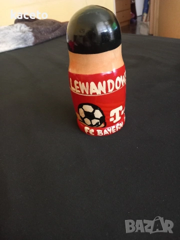 Матрьошки Левандовски,Мюлер,Ноер,Кимих и Кнаври-сувенир от дърво, снимка 4 - Футбол - 53844727