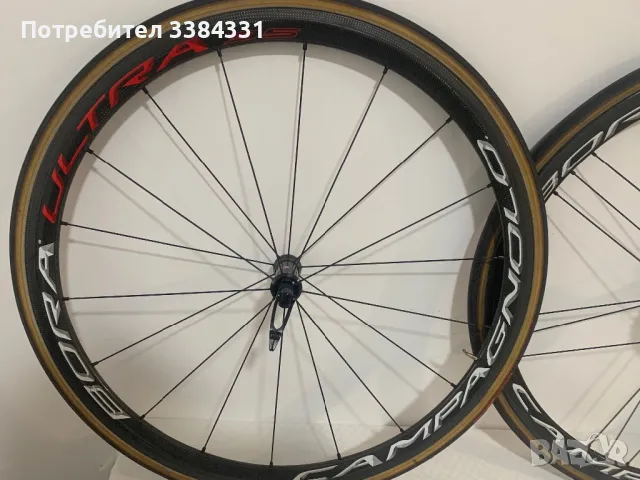 Карбонови капли Campagnolo Bora Ultra 35mm клинчер, снимка 3 - Велосипеди - 49321059