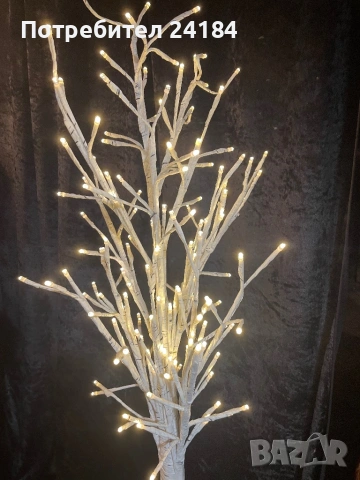 Продавам светещо декоративно дърво- бреза- 135 см.