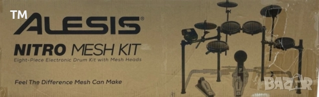 Електронен барабанен сет, модел Alesis Nitro Mesh Kit., снимка 2 - Ударни инструменти - 52164401